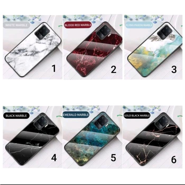 Marble Glass Case Oppo Reno 5 F Reno5 F Reno 5F Reno5F Opporeno5F Back Cover Hardcase Softcase