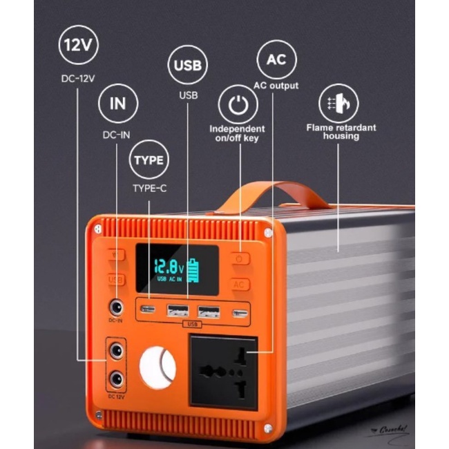 SOLAR LIGHTING SYSTEM GENERATOR POWERSTATION PANEL SURYA PowerBank