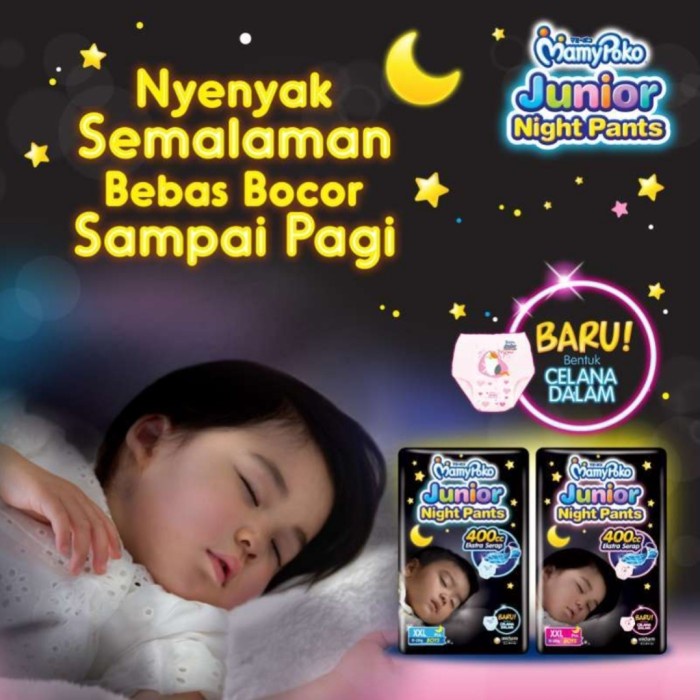 Mamypoko Junior Night Pants Xxl 28 Ready