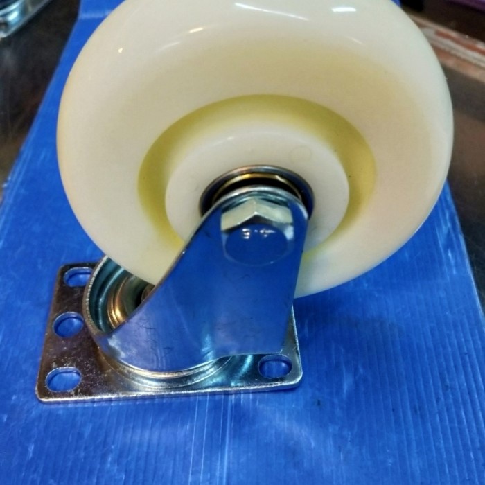 Roda Troli 3 inch - 4 inch RHJ-TW caster germany. Nylon hidup dan mati