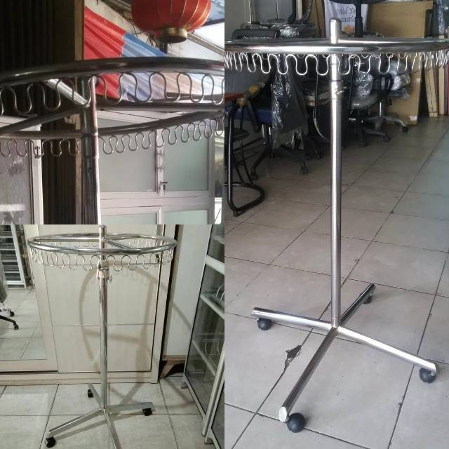 Best Seller Jemuran Pakaian Bulat Elegan Jemuran Handuk Minimalis Jemuran Stanlist Jemuran Besi