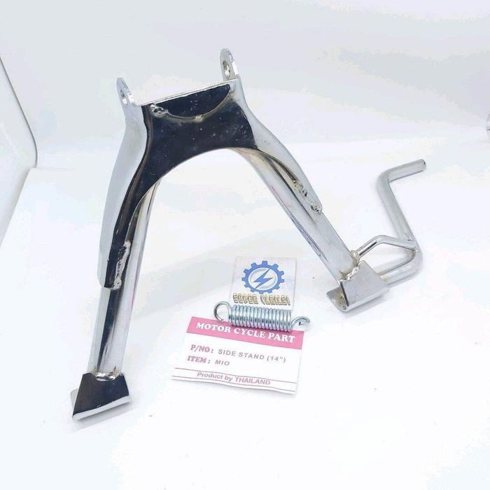 standar tengah chrome mio smile mio sporty mio soul nouvo - standar dua chrome mio smile mio sporty