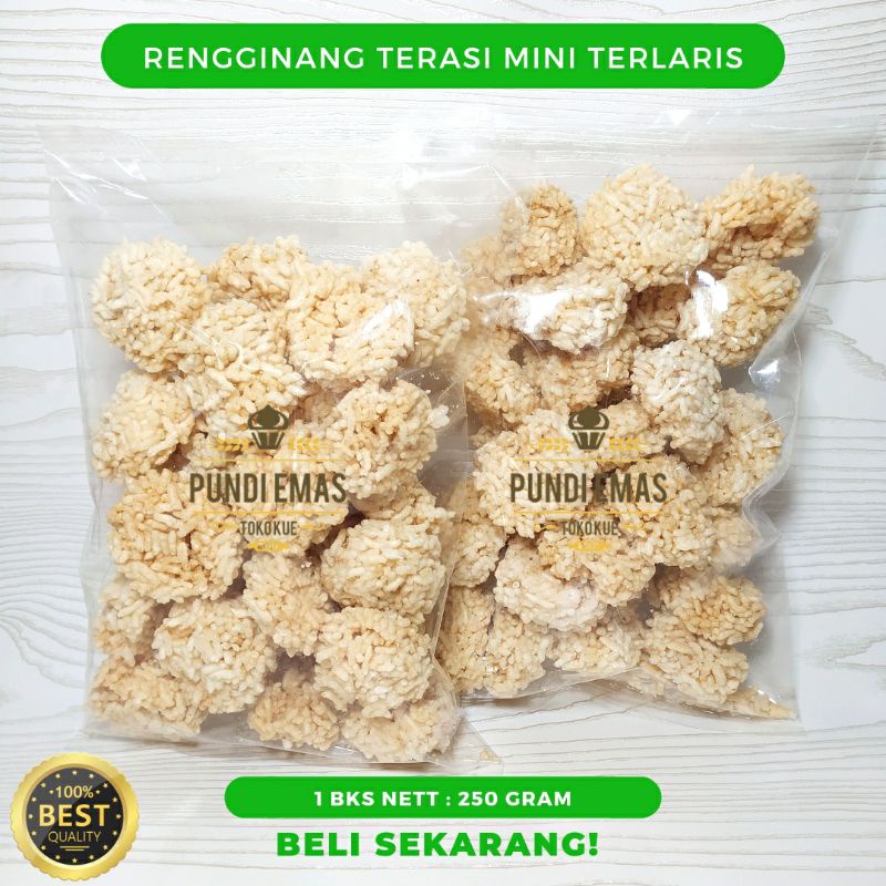 

A Rengginang Terasi Gurih Dan Renyah Cemilan Terlaris Isi 250Gr Jajanan Tradisional Jadul Homemade