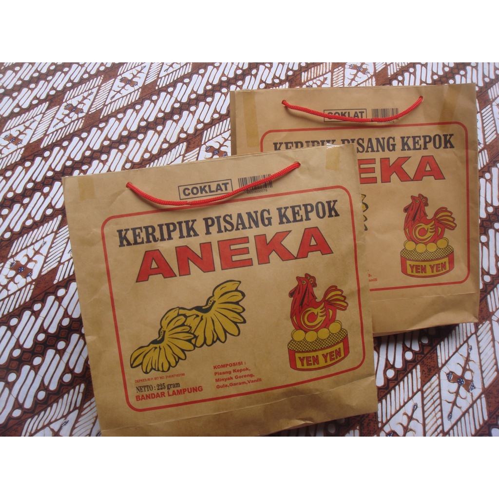 

A Keripik Pisang Kepok Aneka Sari Rasa 225G " Yenyen " Asli Lampung
