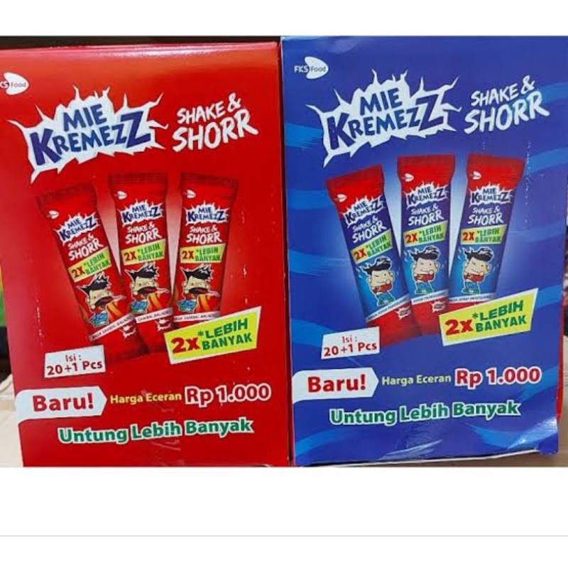 

A Mie Kremezz Shake @ Shorr 16 Gr X 21 Pcs