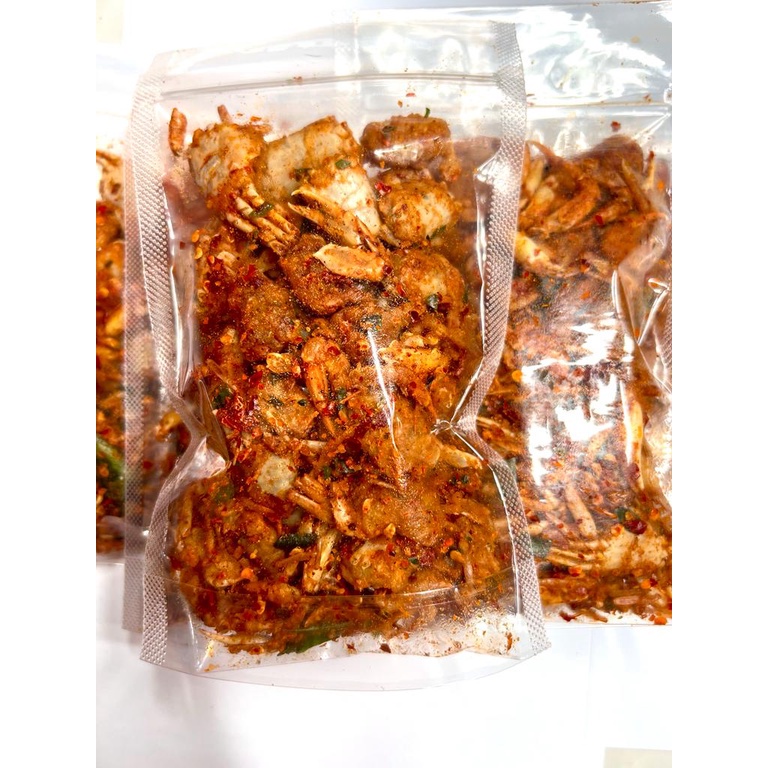 

A Baby Carb Crispy 500 Gram Baby Crab Pedas Daun Jeruk Baby Crab Rajungan