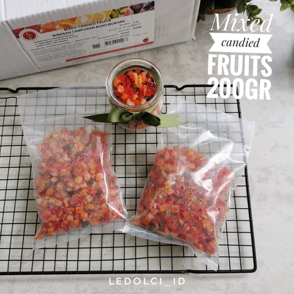 

A Aptunion Mix Fruits Sukade Buah Kering Mix Fruit 200 Gram