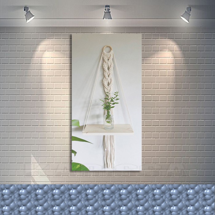 FREE ONGKIR Hiasan Dinding Pajangan Ruang Tamu Dekorasi Kamar Gantungan Bunga