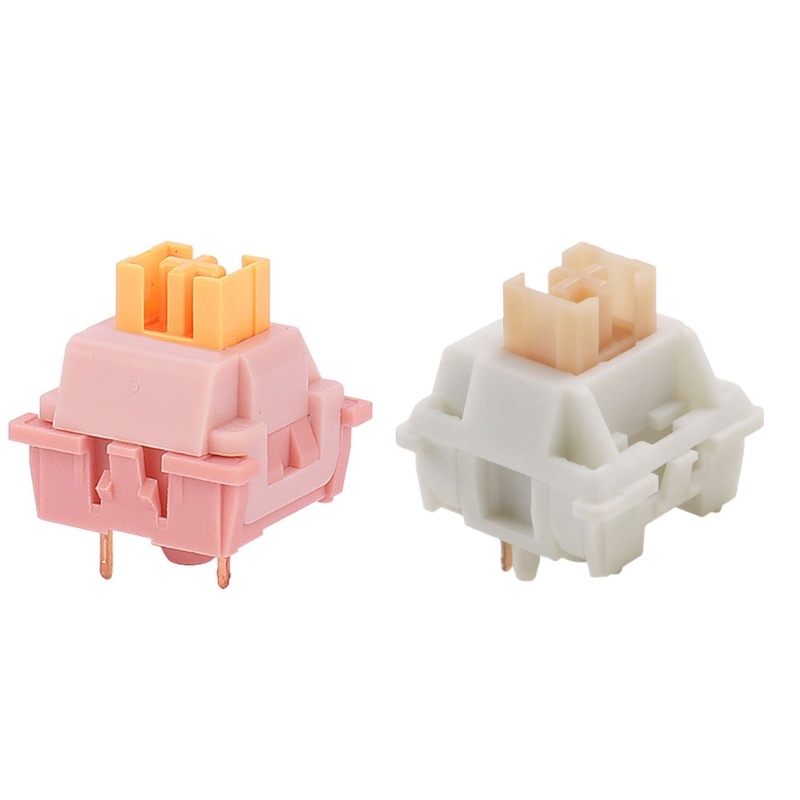 Quiet Cream Yellow Peach V2 Linears Mechanical Switches Pre Lubed 3Pin Axises for Customizing Gaming