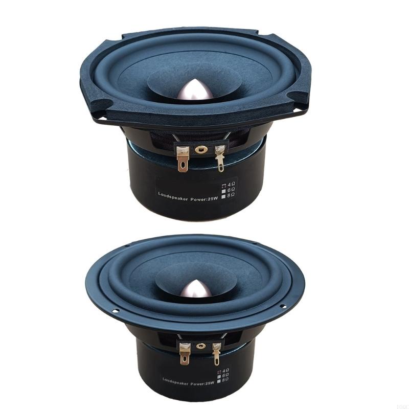 5.25Inch 25Watts Midrange Speaker Woofers for Deep Bass and Clear Sound D5QC