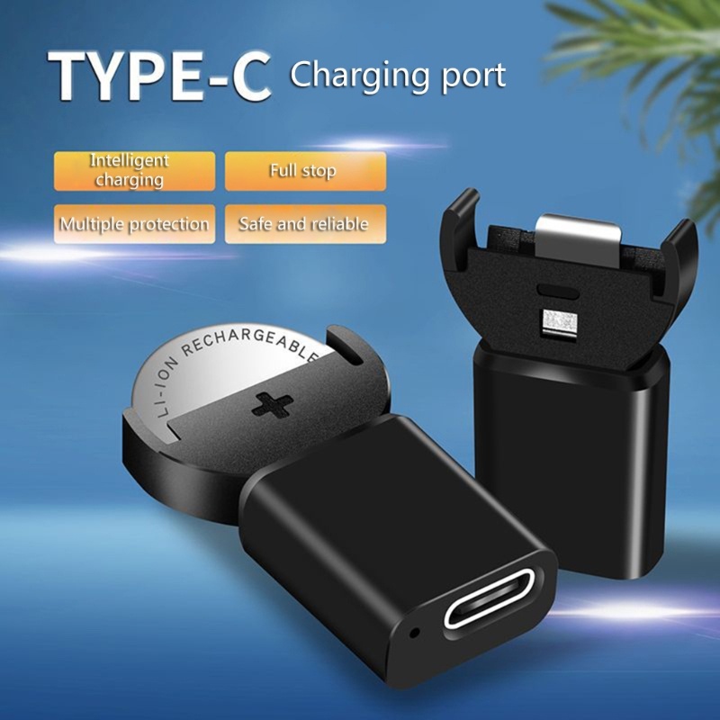 CR2032 Battery Type C Lithium Coin Charger Widely Charging for LIR2032,LIR1632,LIR2025,LIR2016,LIR20