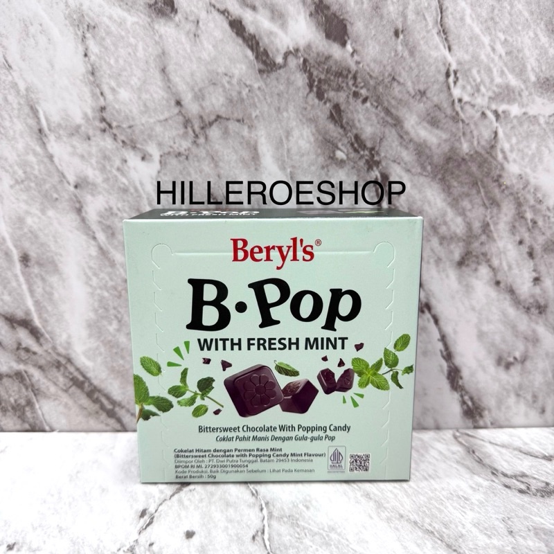 

A Coklat Beryls Bpop Fresh Mint 50Gram Cokelat Malaysia Import Chocolate Beryls Bittersweet Popping