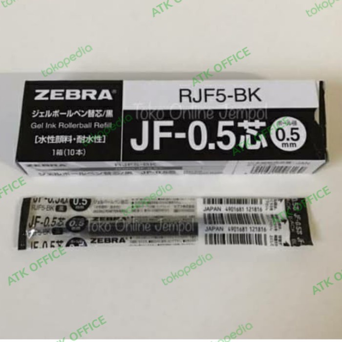 

Terbaru Refill Pulpen Sarasa 0.5 0.7 Zebra Jf-0.5 Jf 0.7 Sedus (10Pcs)Hemat