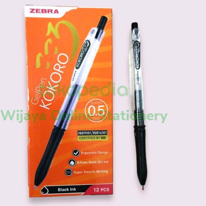 

Termurah Bolpen Zebra Sweet Kokoro Gel 0.5 (Lusin)