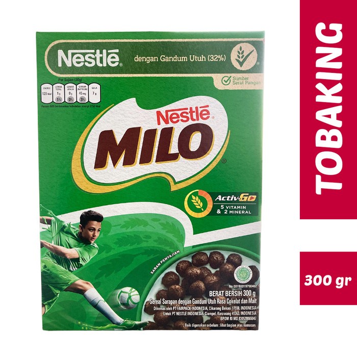 

(TopSeller) Milo Sereal Ball Nestle 330 gr cereal gandum cokelat dan malt