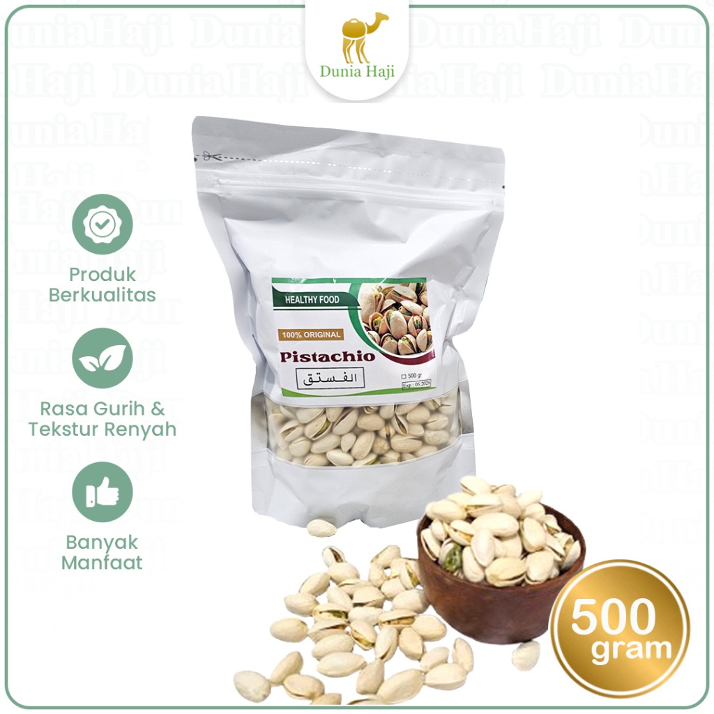 

A Pistachios / Kacang Pistachio Arab Fustuk Murah/ Oleh Oleh Haji Dan Umroh