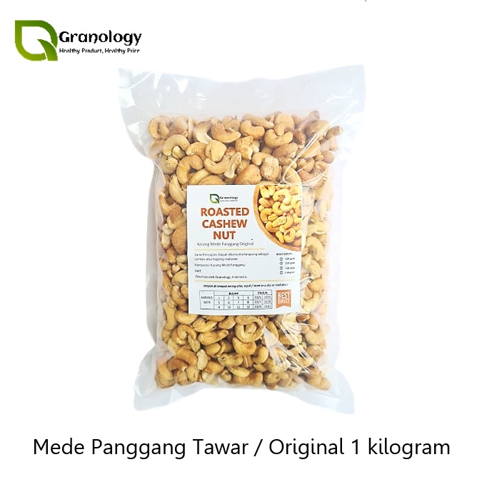 

A Roasted Mede / Kacang Mede Oven Pure Original Sehat (1 Kilogram) By Granology