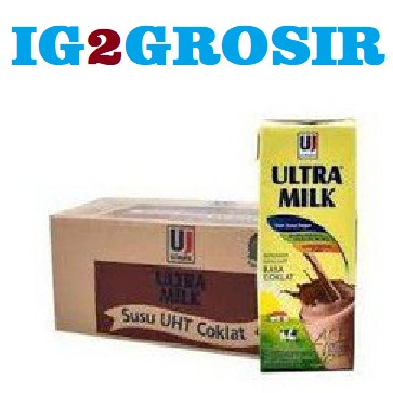 

(TopSeller) Ultra Coklat 200ml 1 Dus isi 24pcs