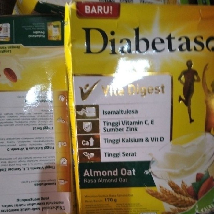 

(TopSeller) Diabetasol almond oat 3x170 gr (510 gr)