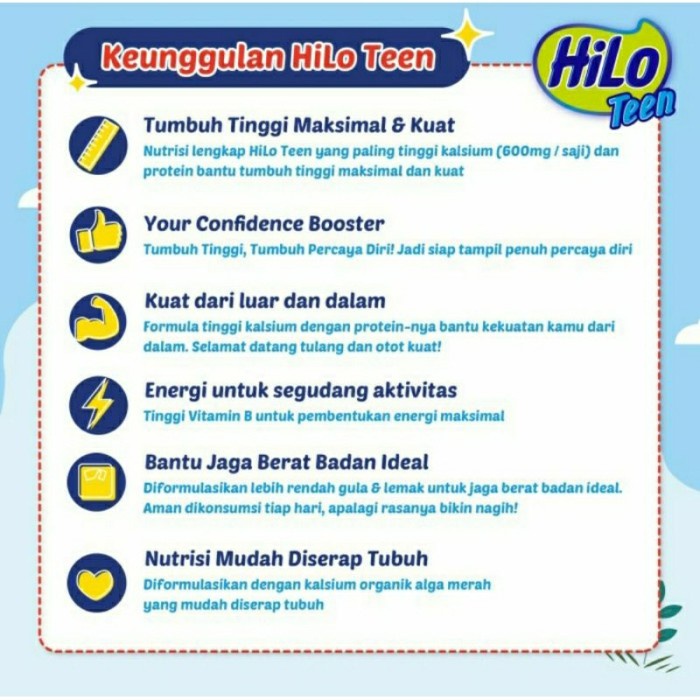 

(TopSeller) HiLo Teen Chocolate 1000gr/Teen Coklat 750gr /Teen Coklat 500gr - Susu Tinggi Kalsium