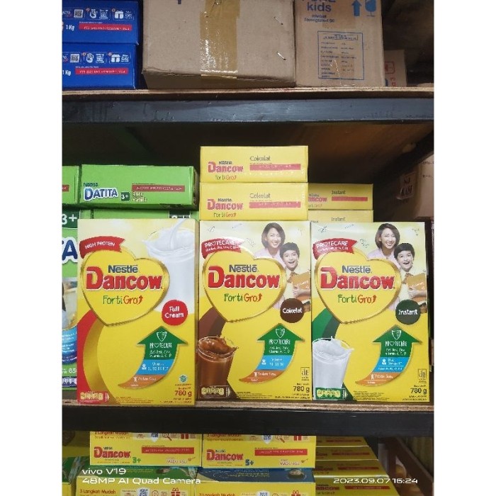 

(TopSeller) Dancow fortigro coklat//fullcream 780 gr