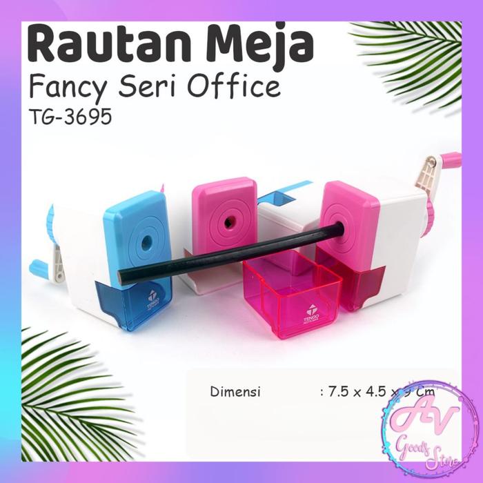 

Rautan Meja Office Polos Tg3695 / Serutan Pensil Putar Duduk / Rautan Meja Kotak