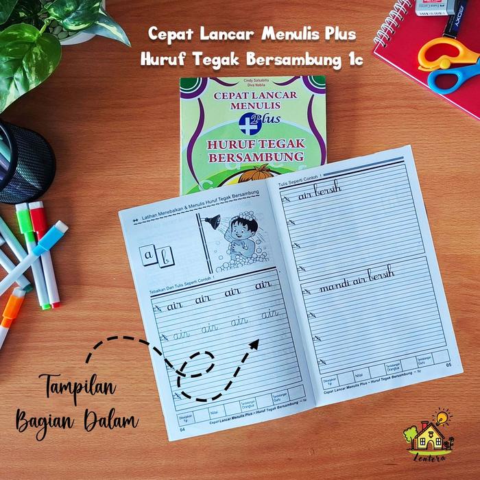 

Buku Anak Cepat Lancar Menulis Plus Huruf Tegak Bersambung Paud Tk Sd