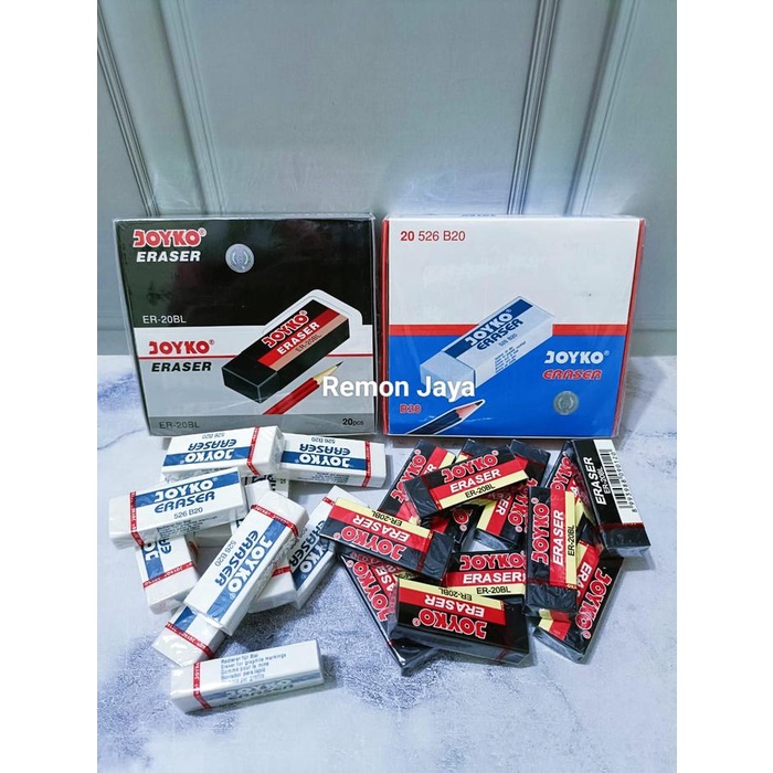 

Penghapus / Eraser Joyko Besar Putih / Hitam / (1Pak 20 Pcs)