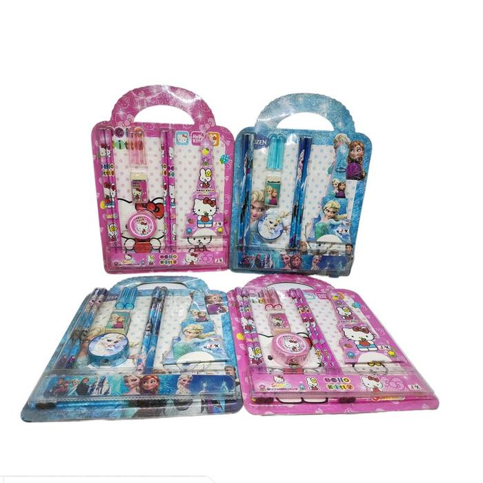 

Stationery Set/Study Set Karakter 7 In 1/Alat Tulis Set Lucu/ Paket Alat Tulis Kotak Pensil