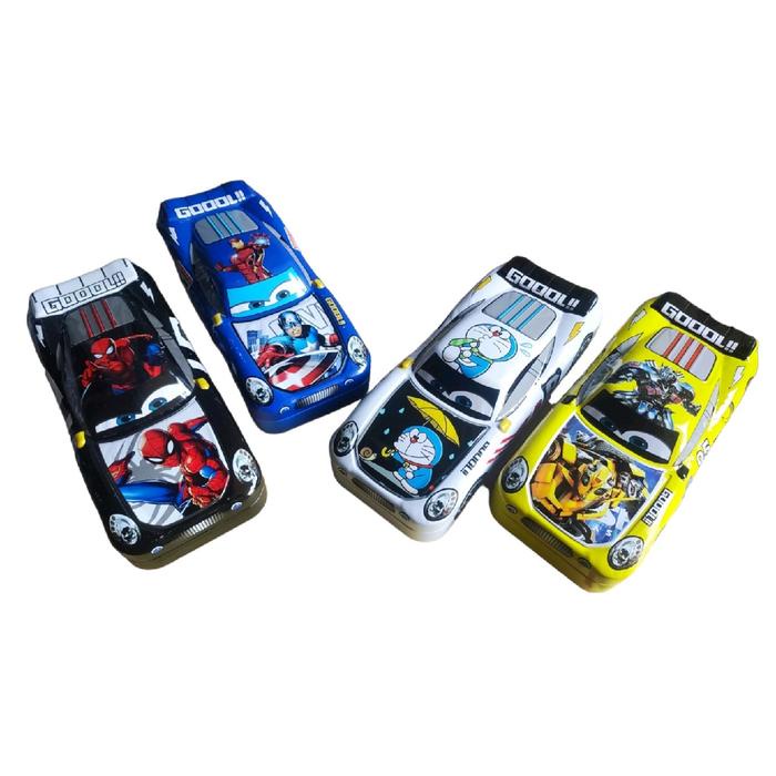 

Tempat/Tepak/Kotak Pensil Mobil Kaleng/Seng Susun Karakter Hero Lpy 5522