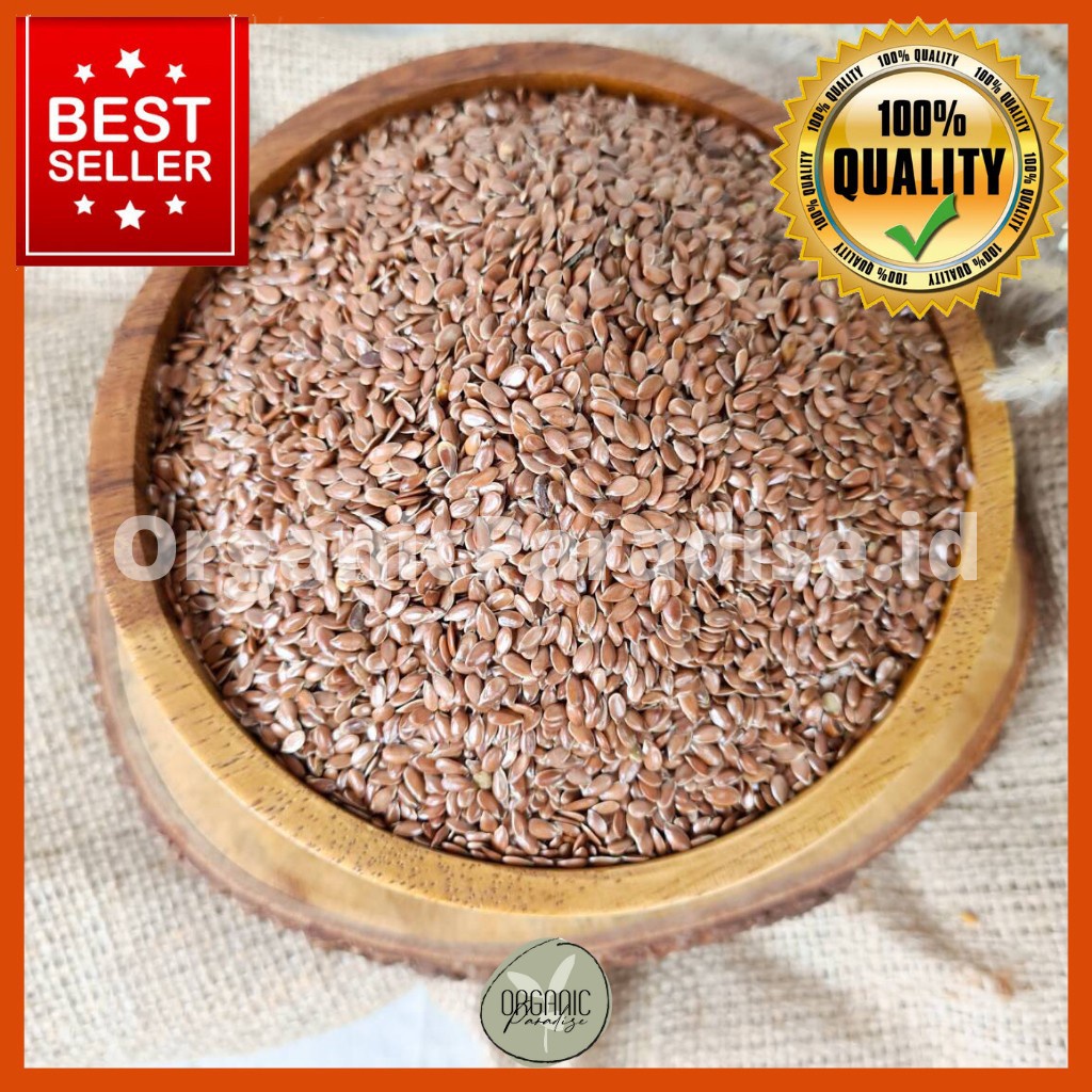 

A Organic Paradise Brown Flaxseed 1Kg / Biji Rami Coklat 1 Kg Non Gmo