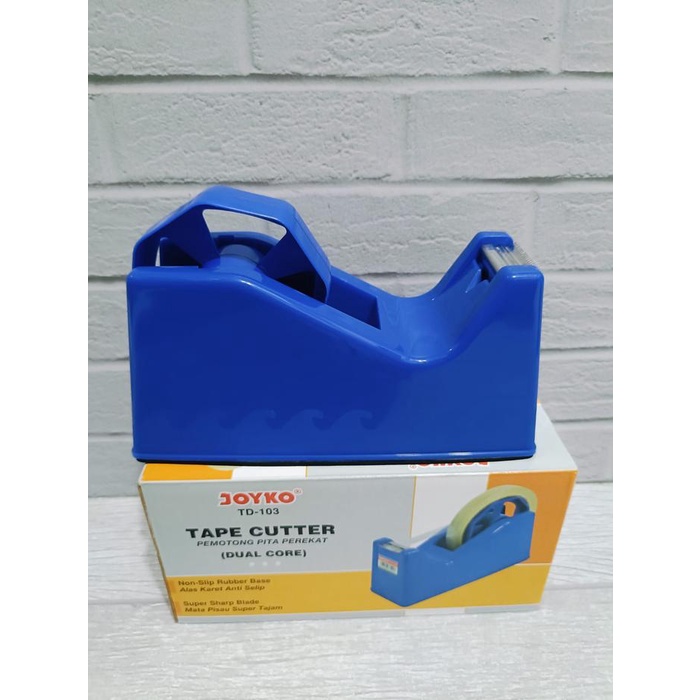 

Joyko Td 103 - Tape Cutter Dispenser Lakban Isolasi Tempat Pemotong Plastik