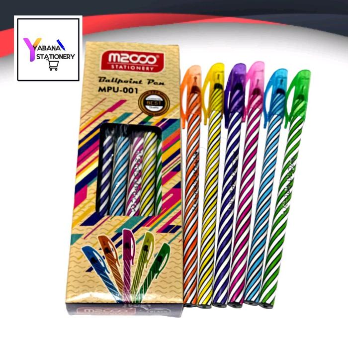 

Pen Pulpen Motif Ulir M2000 12Pcs - Stationery