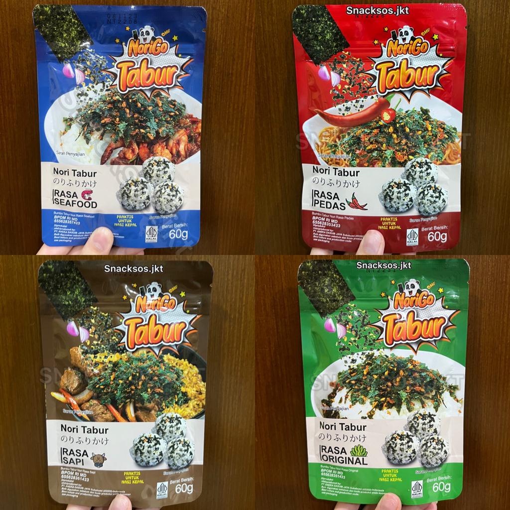 

A Norigo Tabur Rumput Laut Sprinkles Laver Seaweed Original / Sapi / Pedas Sprinkle Korea