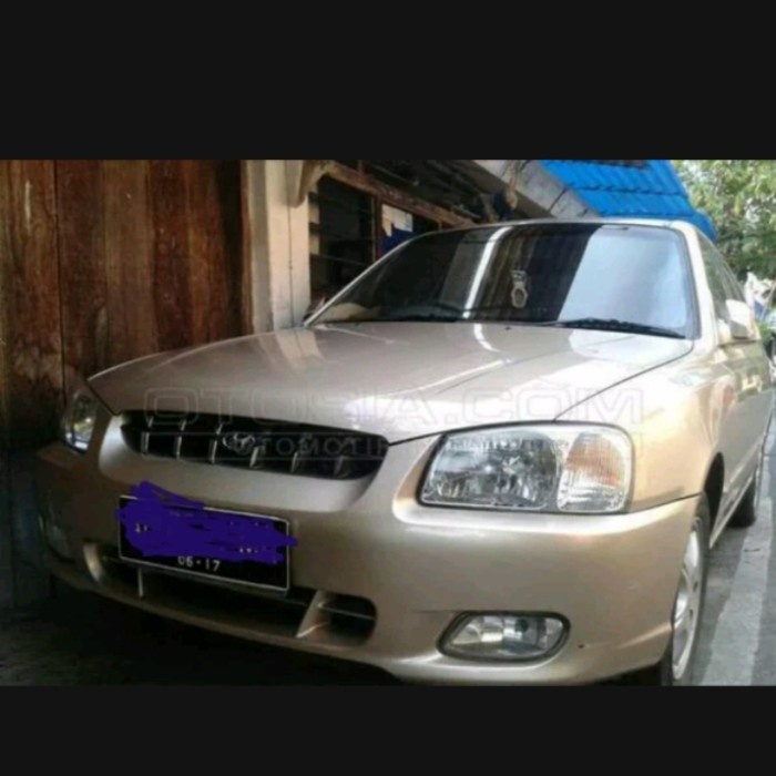 Headlamp Hyundai Accent Verna Tahun 2001 2002 2003 Headlamp Kode 057