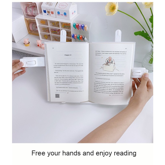 

pintar- Book stand reading holder penyangga buku Majalah Ipad Berdiri Utk anak