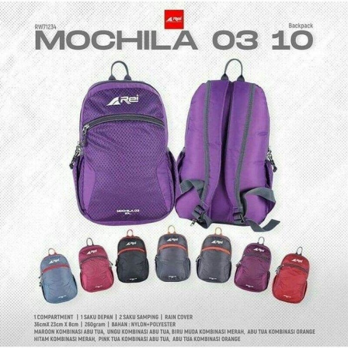 Tas Ransel Rei Mochila 03 10L