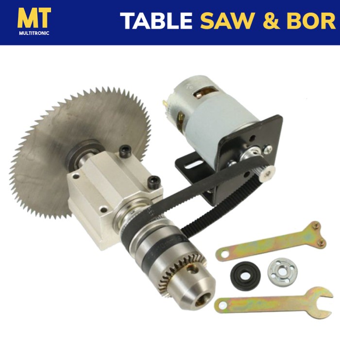 Dinamo Motor 775 Mini Bench Drill plus Table Saw (8055)