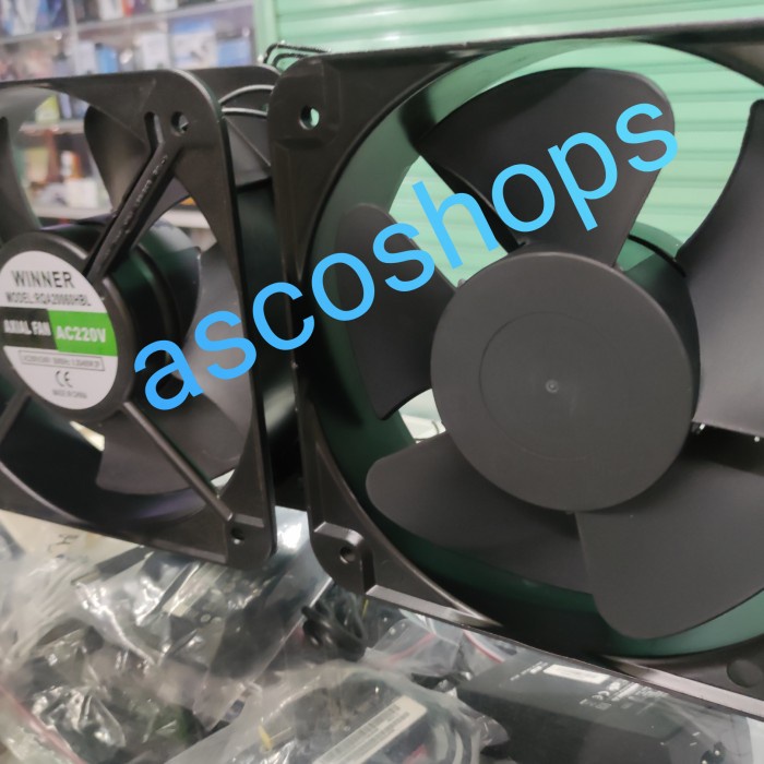 kipas fan panel winner 20 x 20cm 220v 20x20 Bearing dinamo besar 220 v exhaust fan panel AC 220 Volt