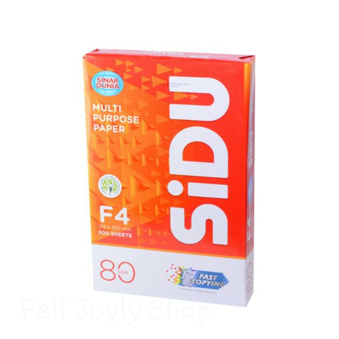 

pintar- KERTAS HVS F4 80 GRAM PRINTER PUTIH POLOS SINAR DUNIA COPY PAPER ONE