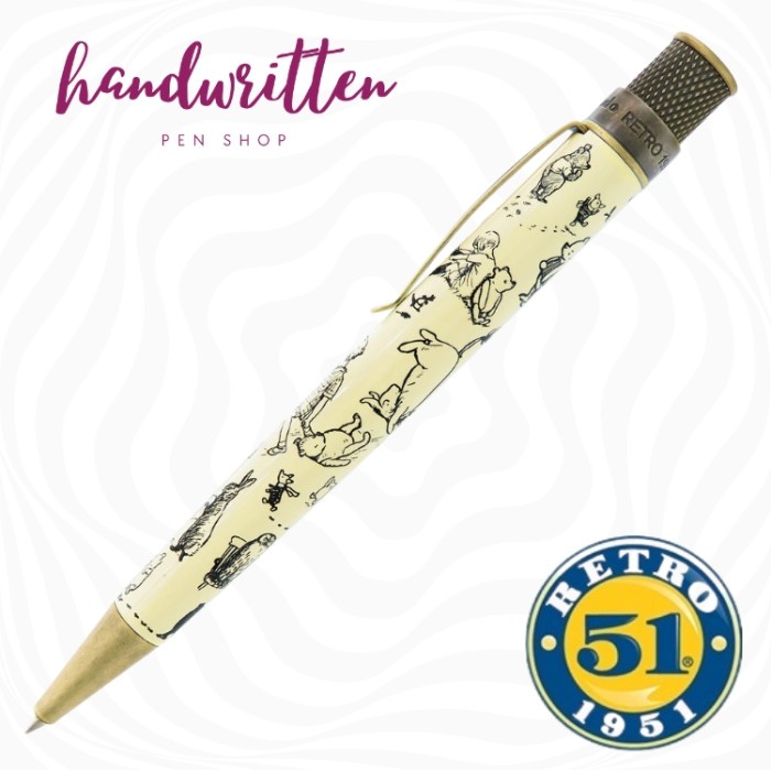

WINNIE THE POOH X RETRO 51 DECORATIONS ROLLERBALL BALLPOINT PEN/PULPEN
