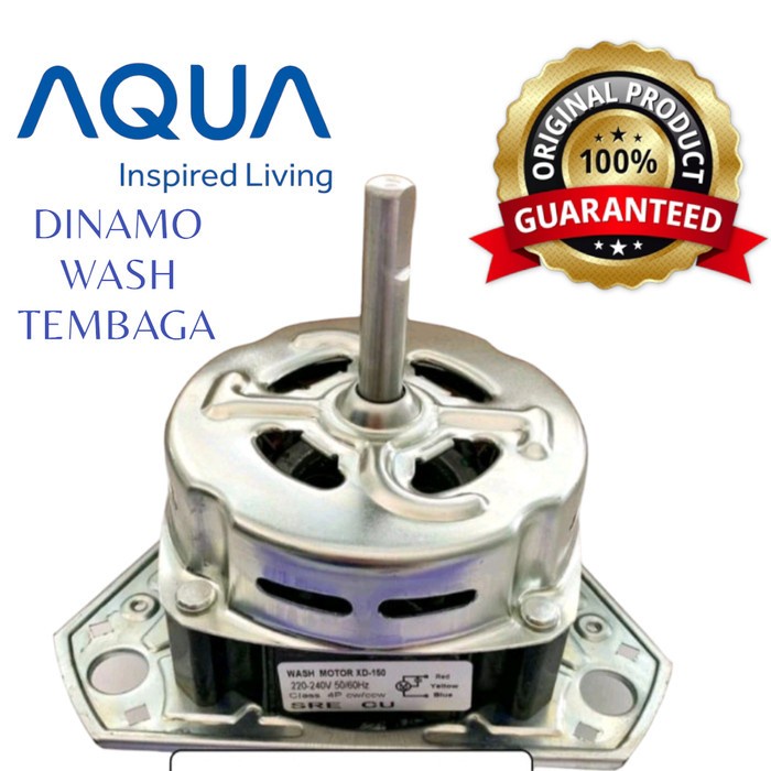dinamo wash mesin cuci aqua 2 tabung / motor dinamo pencuci aqua