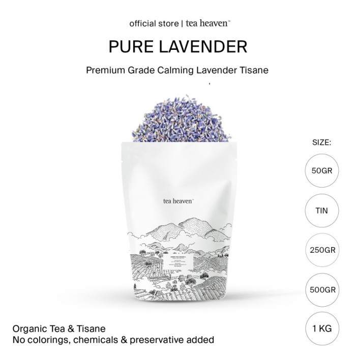 

Lavender Tea 1Kg Teh Bunga Lavender Organic wer Tisane 1 Kilo
