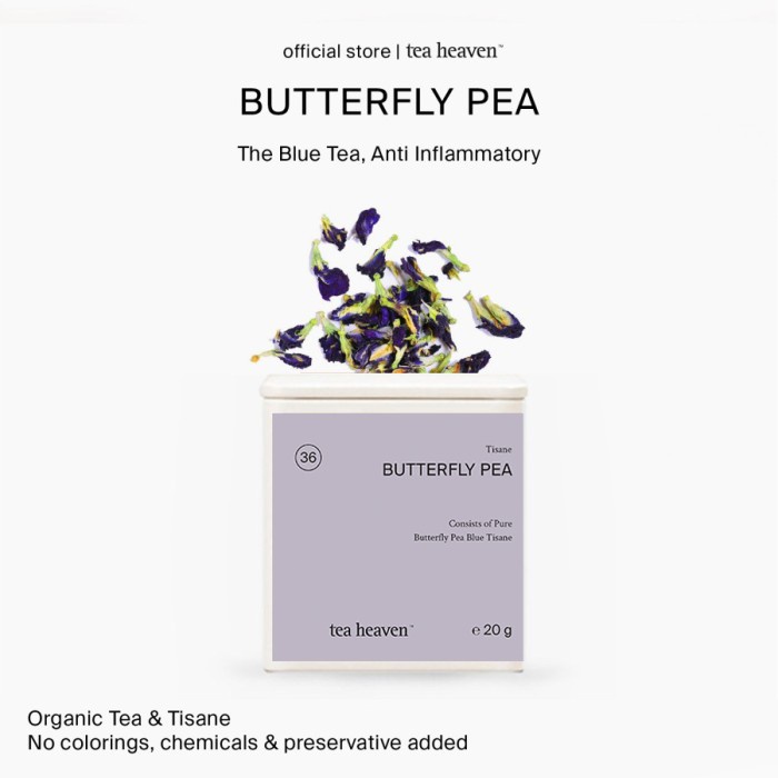 

Teh Bunga Telang Organik Butterfly Pea wer Tea Organic