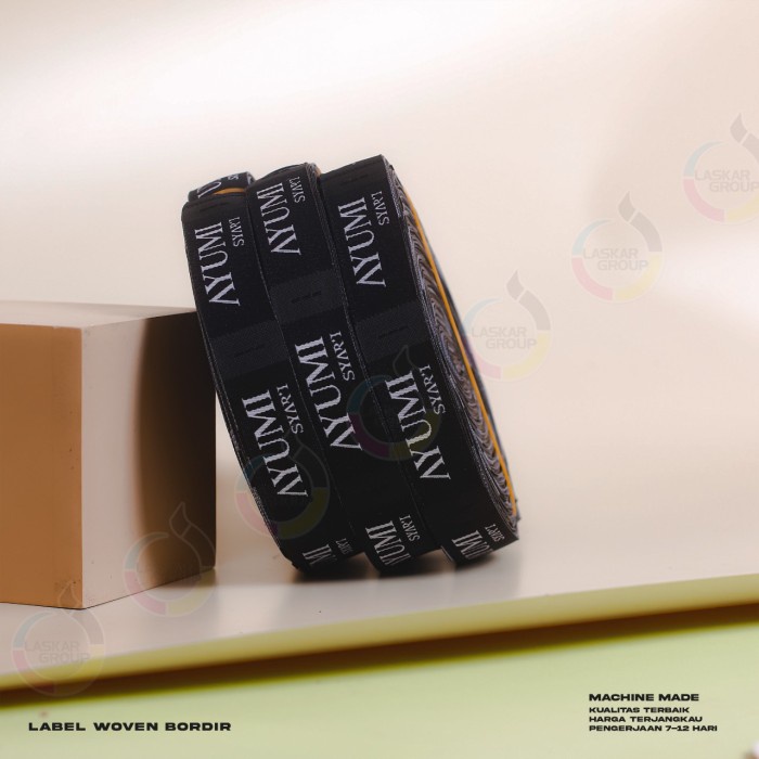 

pintar- 3x6 woven bordir label baju, label baju, label nama
