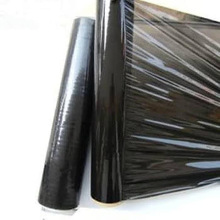 

pintar- Stretch film Hitam 50Cm X 250M Wraping Plastik Wrapping Reping Koper