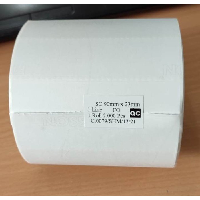 

pintar- Label 90x23 mm Semicoated isi 2000pcs Barcode Stiker Etiket 90 x 23
