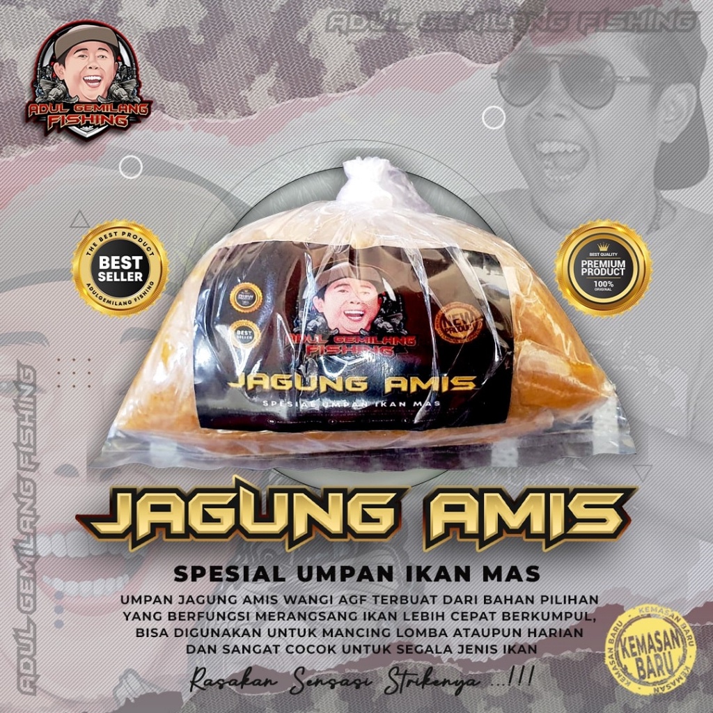 UMPAN KUNING "JAGUNG AMIS" SPECIAL UMPAN IKAN MAS