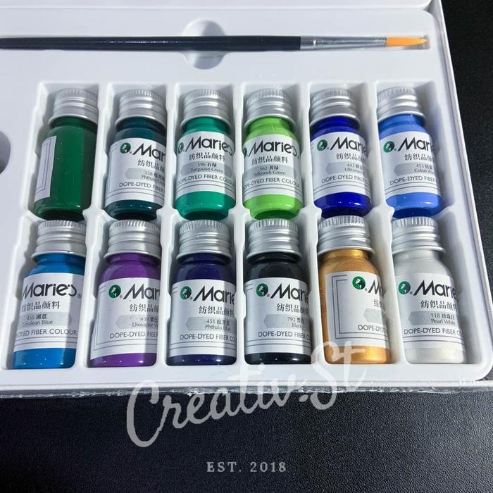 

pintar- Maries Fabric Paint 24 Color SET Cat Kain