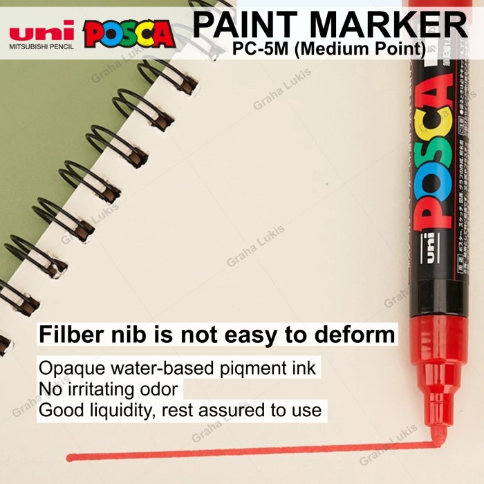 

pintar- Uni Posca Paint Marker PC-5M Medium Point